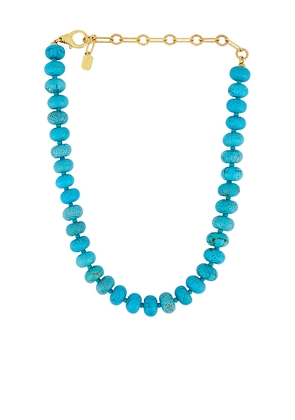 Elizabeth Cole Turqina Necklace in Teal.