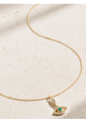Melissa Joy Manning - 14-karat Recycled Gold, Emerald And Diamond Necklace - One size