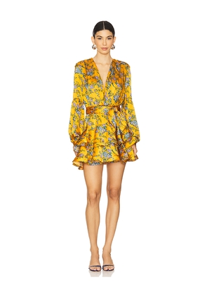Bronx and Banco Bedouin Hanna Mini Dress in Yellow. Size L. Also in M, S, XS.