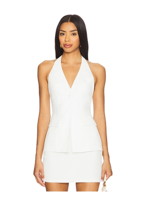 ALL THE WAYS Natalyna Vest in White. Size L. Also in M, S, XS, XXS.