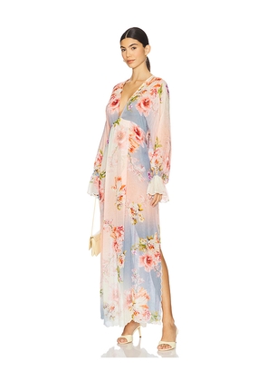 HEMANT AND NANDITA x REVOLVE Teien Caftan in Pink. Size S. Also in XS.