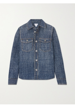 Bottega Veneta - Printed Denim Shirt - Blue - IT38,IT40,IT42,IT44,IT46
