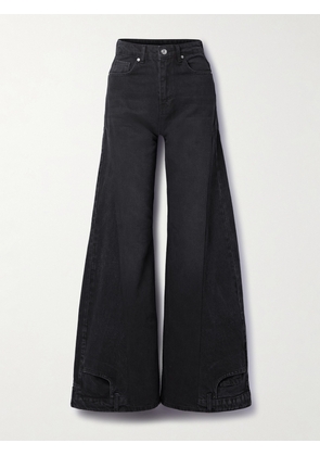 BETTTER - + Net Sustain High-rise Wide-leg Jeans - Black - small,medium,large