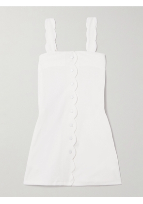 Marysia - Towelette Scalloped Terry Mini Dress - White - xx small,x small,small,medium,large,x large,xx large