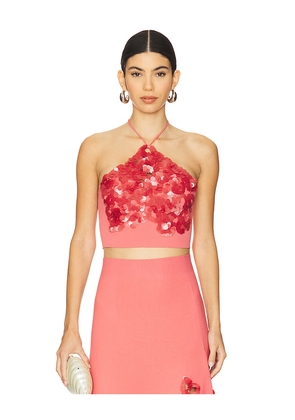 Alexis Relle Top in Coral. Size S. Also in XS.