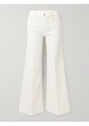 Mother - + Net Sustain Twister Skimp Denim Mid-rise Wide-leg Jeans - Cream - 23,24,25,26,27,28,29,30,31,32