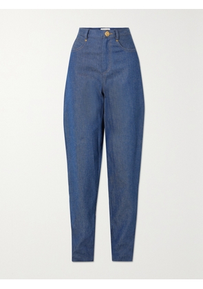 Zimmermann - Matchmaker High-rise Tapered Jeans - Blue - 24,25,26,27,28,29,30,31,32