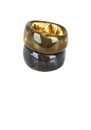 Amber Sceats Rio Bracelet Set in Brown.