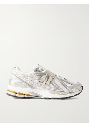 New Balance - 1906 Metallic Leather And Rubber-trimmed Mesh Sneakers - White - US 4,US 4.5,US 5,US 5.5,US 6,US 6.5,US 7,US 7.5,US 8,US 8.5,US 9,US 9.5,US 10,US 10.5,US 11