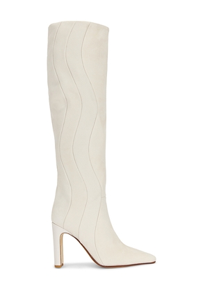 Charo Ruiz Ibiza Ripple Boots in White. Size 36. Also in 37, 41.