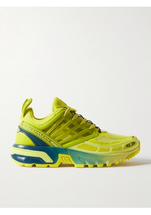Salomon - Acs Pro Rubber-trimmed Mesh Sneakers - Yellow - UK 3.5,UK 4,UK 4.5,UK 5,UK 5.5,UK 6,UK 6.5,UK 7,UK 7.5,UK 8,UK 8.5,UK 9,UK 9.5