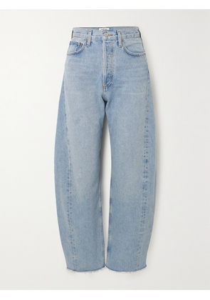 AGOLDE - Luna High-rise Tapered Organic Jeans - Blue - 23,24,25,26,27,28,29,30,31,32