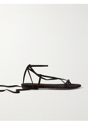 Aeyde - Penny Suede Sandals - Brown - IT35,IT35.5,IT36,IT36.5,IT37,IT37.5,IT38,IT38.5,IT39,IT39.5,IT40,IT40.5,IT41,IT41.5,IT42