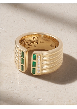 SORELLINA - Alba 18-karat Gold, Diamond And Emerald Ring - 6,7