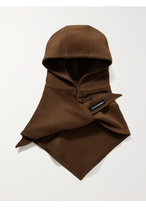 Ruslan Baginskiy - Hooded Wool-blend Felt Scarf - Brown - One size