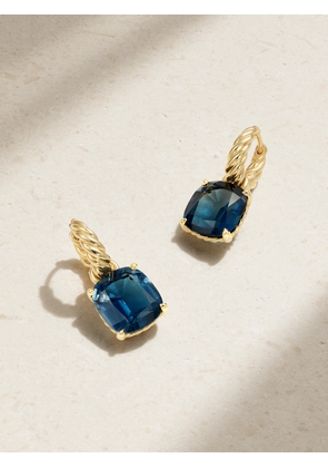 David Yurman - Marbella 18-karat Gold Topaz Hoop Earrings - One size