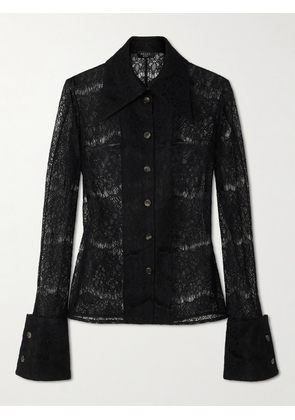 A.W.A.K.E. MODE - Lace And Silk Shirt - Black - FR 34,FR 36,FR 38,FR 40,FR 42