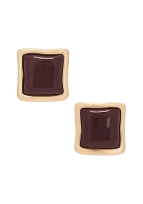 Cult Gaia Suni Earring in Red.