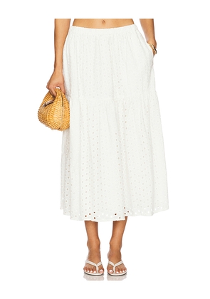 ASTR the Label Nalley Skirt in White. Size L. Also in M, XL.