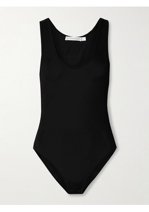 Christopher Esber - Sonora Ribbed-knit Bodysuit - Black - UK 4,UK 6,UK 8,UK 10,UK 12,UK 14