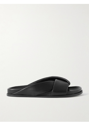 Emme Parsons - Leather Slides - Black - IT35,IT36,IT37,IT38,IT39,IT40,IT41,IT42
