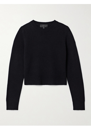 Nili Lotan - Venus Cropped Cashmere Sweater - Blue - x small,small,medium,large