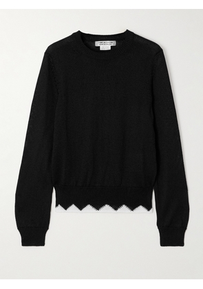COMME DES GARÇONS COMME DES GARÇONS - Intarsia-knit Sweater - Black - x small,small,medium,large