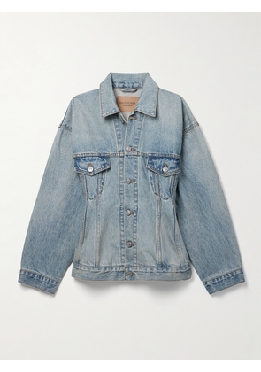 Balenciaga - Hourglass Oversized Denim Jacket - Blue - FR 32,FR 34,FR 36,FR 38,FR 40