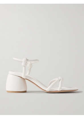 Gianvito Rossi - Cassis 60 Leather Sandals - White - IT35,IT36,IT37,IT37.5,IT38,IT38.5,IT39,IT39.5,IT40,IT40.5,IT41,IT42