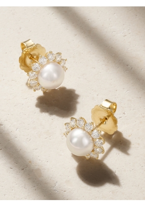 Mikimoto - 18-karat Gold Pearl Earrings - White - One size