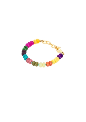 Elizabeth Cole Hattie Bracelet in Pink,Yellow.