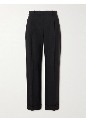 The Row - Tor Pleated Grain De Poudre Wool Pants - Gray - US0,US2,US4,US6,US8,US10,US12,US14