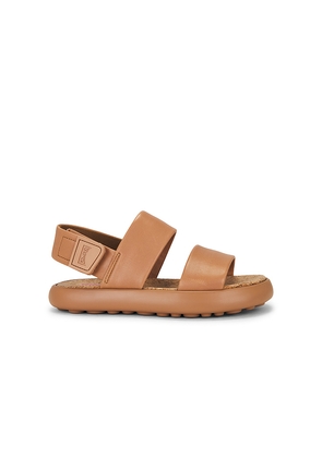Camper Pelotas Flota Sandal in Brown. Size 36. Also in 39.