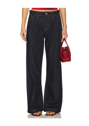 EB Denim Kendall Pleated Barrel in Blue. Size 25. Also in 30.