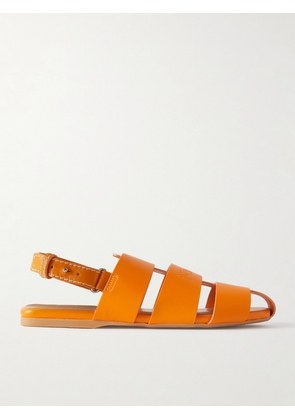 JW Anderson - Fisherman Embossed Leather Sandals - Orange - IT36,IT37,IT38,IT39,IT40,IT41,IT42