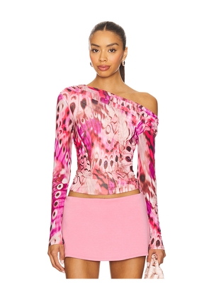 AFRM Barry Top in Pink. Size L. Also in S, XS.