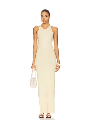 COTTON CITIZEN Marbella Maxi Dress in Yellow. Size L. Also in M.