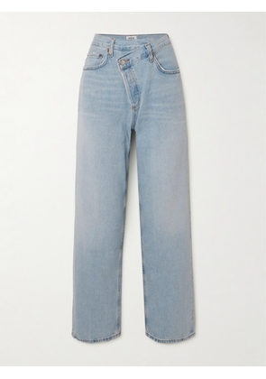 AGOLDE - Criss Cross Boyfriend Jeans - Blue - 23,24,25,26,27,28,29,30,31,32