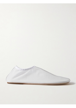 Christopher Esber - Leather-trimmed Mesh Ballet Flats - White - IT35,IT36,IT37,IT38,IT39,IT40