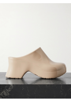 LOEWE - + Paula's Ibiza Glossed-rubber Mules - Cream - IT35,IT36,IT37,IT38,IT39,IT40,IT41