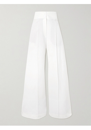 Brunello Cucinelli - Twill Wide-leg Pants - Neutrals - IT36,IT38,IT40,IT42,IT44,IT46,IT48,IT50