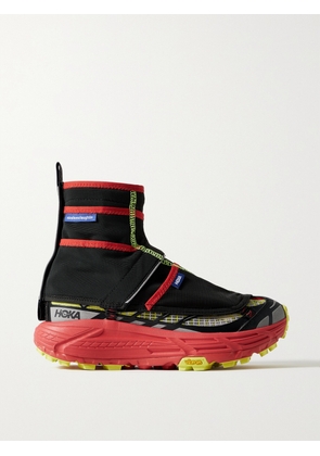 Hoka - + Nicole Mclaughlin Mafate Three2 Convertible Rubber-trimmed Mesh Sneakers - Red - US4,US5,US6,US7,US8,US9,US10