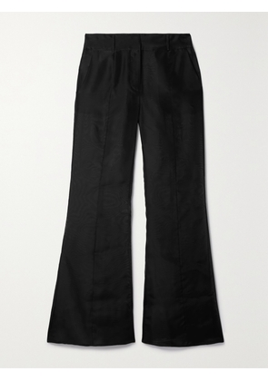 Gabriela Hearst - Rhein Silk-organza Flared Pants - Black - IT36,IT38,IT40,IT42,IT44,IT46