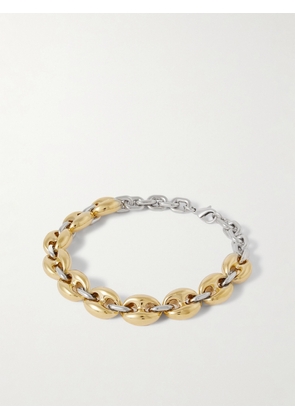 RABANNE - X Eight Silver And Gold-tone Necklace - One size