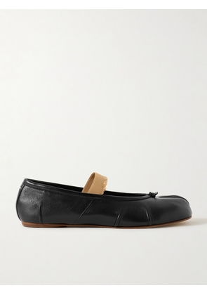 Maison Margiela - Tabi Split-toe Leather Ballet Flats - Black - IT35,IT35.5,IT36,IT36.5,IT37,IT37.5,IT38,IT38.5,IT39,IT39.5,IT40,IT40.5,IT41