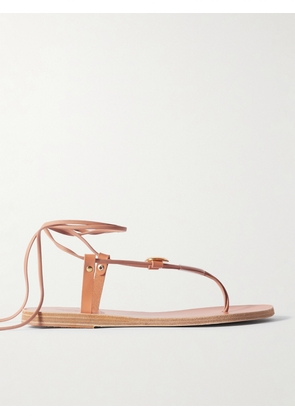 Ancient Greek Sandals - Persephone Embellished Leather Sandals - Neutrals - IT35,IT36,IT37,IT38,IT39,IT40,IT41,IT42