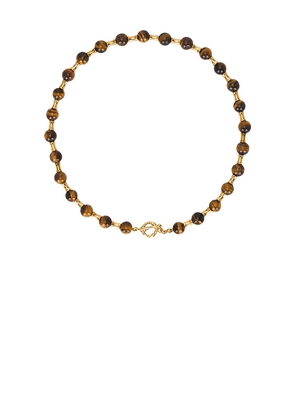 Amber Sceats Dawson Necklace in Brown.
