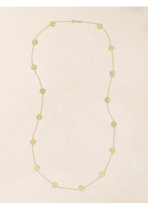 Jennifer Meyer - Mini Hammered Disc By The Inch 18-karat Gold Necklace - One size