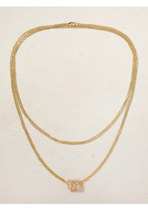 Suzanne Kalan - 18-karat Gold Diamond Necklace - One size