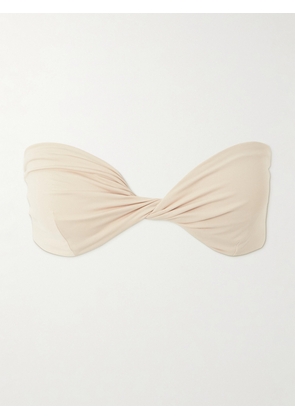 Magda Butrym - Twist-front Bandeau Bikini Top - Neutrals - FR 34,FR 36,FR 38,FR 40,FR 42